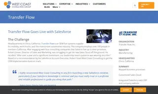Preview of the Transfer Flow, Inc Case Study