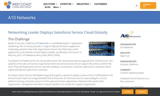 Preview of the A10 Networks Case Study