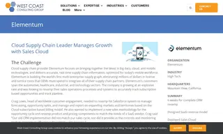 Preview of the Elementum Case Study