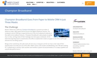 Preview of the Champion Broadband Case Study