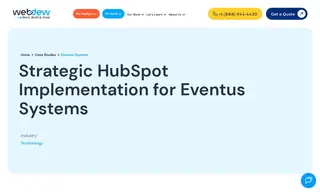 Preview of the Eventus Systems Case Study