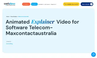 Preview of the Max Contact Australia Case Study