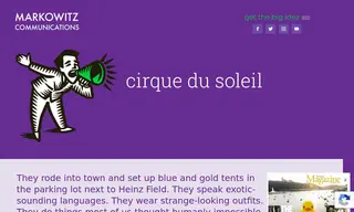 Preview of the Cirque du Soleil Case Study