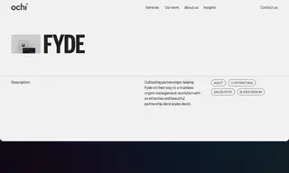Preview of the Fyde Case Study