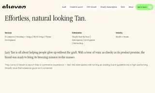 Preview of the Lazy Tan Case Study