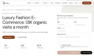 Preview of the Luxury Fashion E-Commerce Case Study