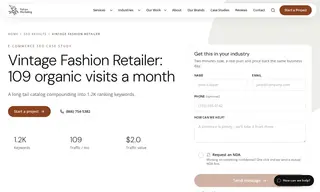 Preview of the Vintage Fashion Retailer Case Study