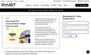 Preview of the National Portfolio Day Association Case Study