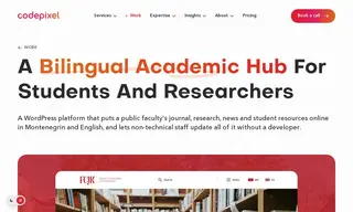 Preview of the Faculty of Montenegrin Language and Literature Case Study
