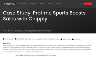 Preview of the Protime Sports Case Study
