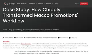 Preview of the Macco Promotions Case Study