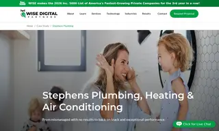 Preview of the Stephens Plumbing, Heating & Air Conditioning Case Study