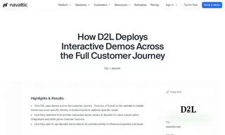 Preview of the D2L Case Study
