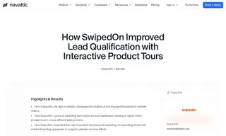 Preview of the SwipedOn Case Study