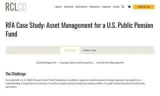 Preview of the U.S. Public Pension Fund Case Study
