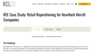 Preview of the NewMark Merrill Companies, Inc Case Study