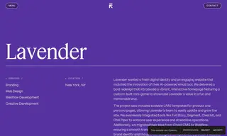 Preview of the Lavender Case Study