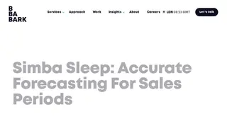 Preview of the Simba Sleep Case Study