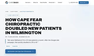 Preview of the Cape Fear Chiropractic Case Study