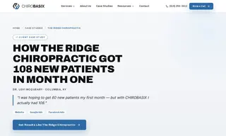Preview of the The Ridge Chiropractic Case Study