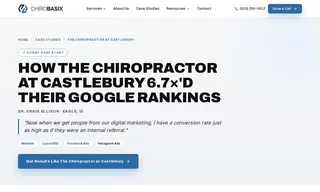 Preview of the The Chiropractor at Castlebury Case Study