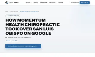 Preview of the Momentum Health Chiropractic Case Study