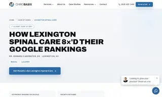 Preview of the Lexington Spinal Care Case Study