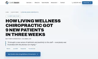 Preview of the Living Wellness Chiropractic Case Study