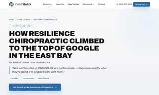 Preview of the Resilience Chiropractic Case Study