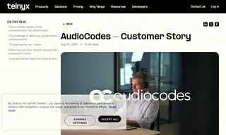 Preview of the AudioCodes Case Study