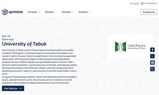 Preview of the University of Tabuk Case Study