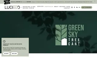 Preview of the Green Sky Tree Care Case Study