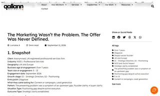 Preview of the Anonymised; UK-registered Professional Services Firm Case Study