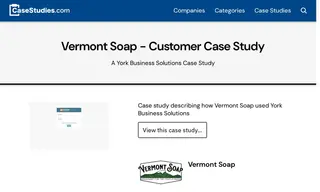Preview of the Vermont Soap Case Study