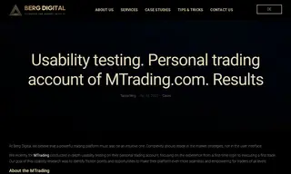 Preview of the Mtrading Case Study