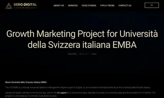 Preview of the Università Della Svizzera Italiana (usi) EMBA Case Study