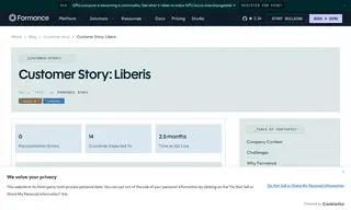 Preview of the Liberis Case Study