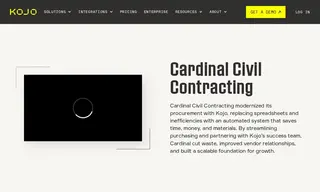 Preview of the Cardinal Civil Contracting Case Study