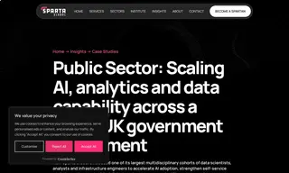 Preview of the Major UK Government Department Case Study