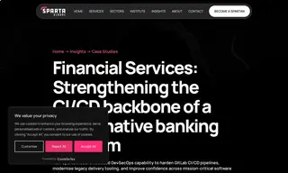 Preview of the Banking Technology Client Case Study