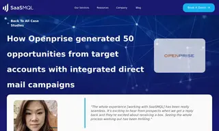 Preview of the Openprise Case Study