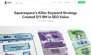 Preview of the SquareSpace Case Study