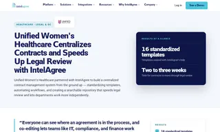 Preview of the Unified Women’s Healthcare Case Study