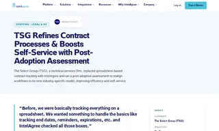 Preview of the The Select Group Case Study