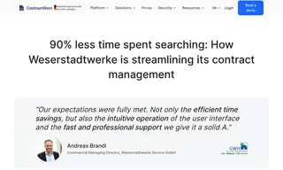 Preview of the Weserstadtwerke Service GmbH Case Study