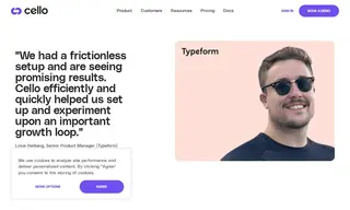 Preview of the Typeform Case Study