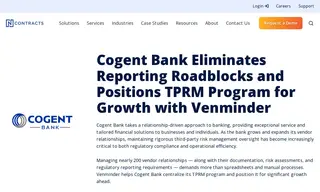 Preview of the Cogent Bank Case Study