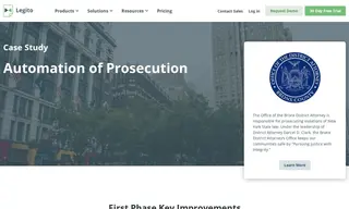 Preview of the Office of the Bronx District Attorney Case Study