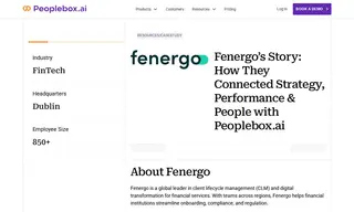 Preview of the Fenergo Case Study