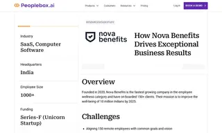 Preview of the Nova Benefits Case Study
